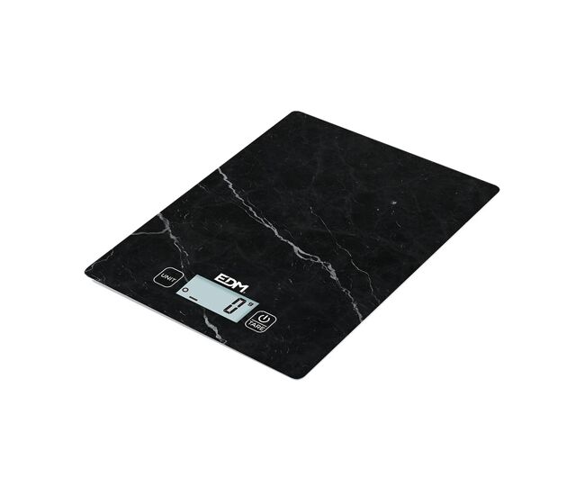 Báscula de cocina edm 07528 negro 5 kg