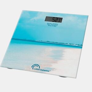 Balança digital para casa de banho Little Balance Caribe Azul