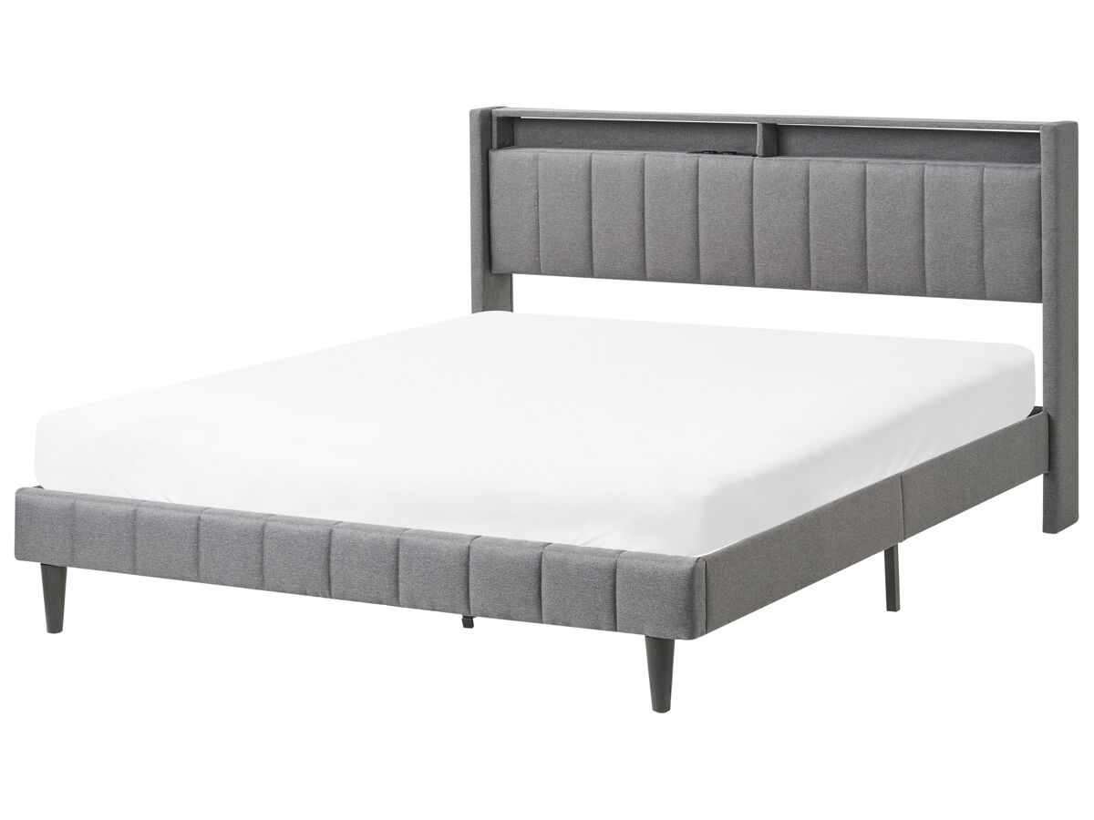 Beliani Cama LED Poliéster BEAULIEU 168x218