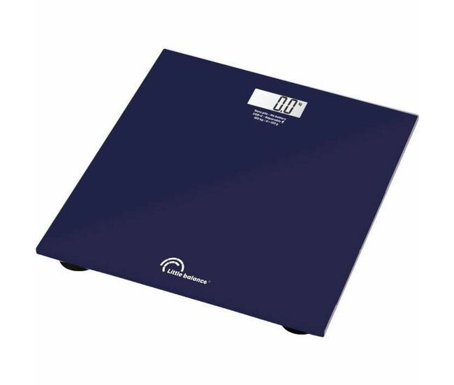 Báscula digital de baño little balance sb3 azul
