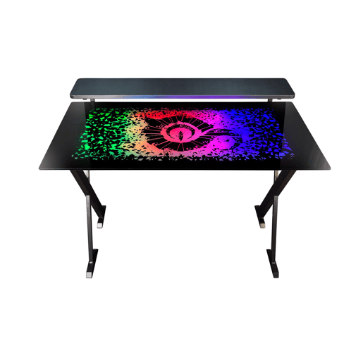 Mesa de Escritório Gaming Talius Warship X1 120 x 60 x 76 cm Preto Aço