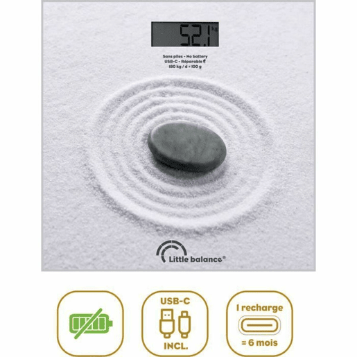Balança digital para casa de banho Little Balance Zen