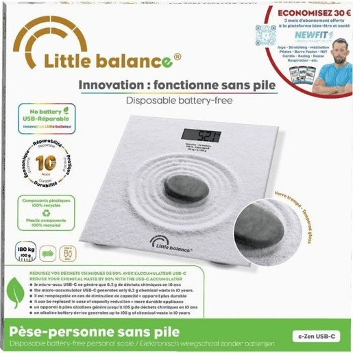 Balança digital para casa de banho Little Balance Zen