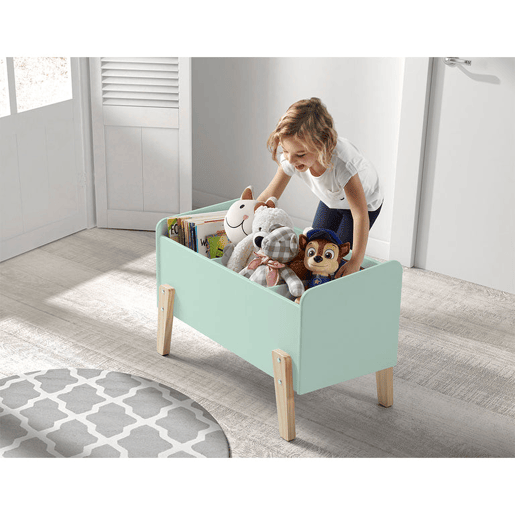 Caixa de brinquedos Vipack Kiddy verde menta Caixa de brinquedos Vipack Kiddy verde menta