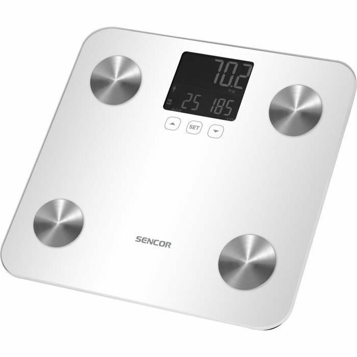 Báscula digital de baño sencor sbs 6025wh blanco 180 kg