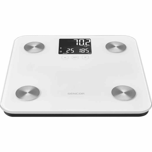 Balança digital para casa de banho Sencor SBS 6025WH Branco 180 kg