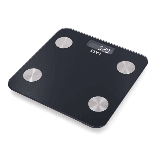 Balança digital para casa de banho EDM 07613 Body Composition Preto 180 kg