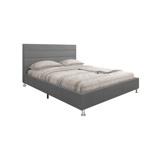 Cama de Casal Star (Cinza)(200×180 cm) Cama de Casal Star (Cinza)(200×180 cm)