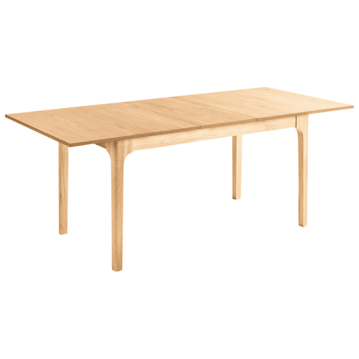 Mesa de jantar extensível DELMAS Freixo claro 160200 cm 90 cm