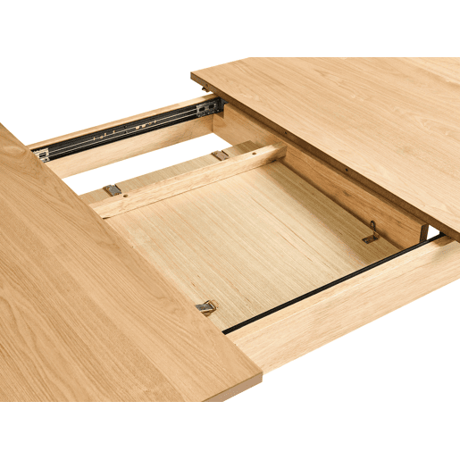 Mesa de jantar extensível DELMAS Freixo claro 160200 cm 90 cm