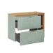 Conjunto mueble lavabo individual y columna Jade Conjunto mueble lavabo individual y columna Jade Verde