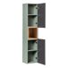 Conjunto mueble lavabo individual y columna Jade Conjunto mueble lavabo individual y columna Jade Verde