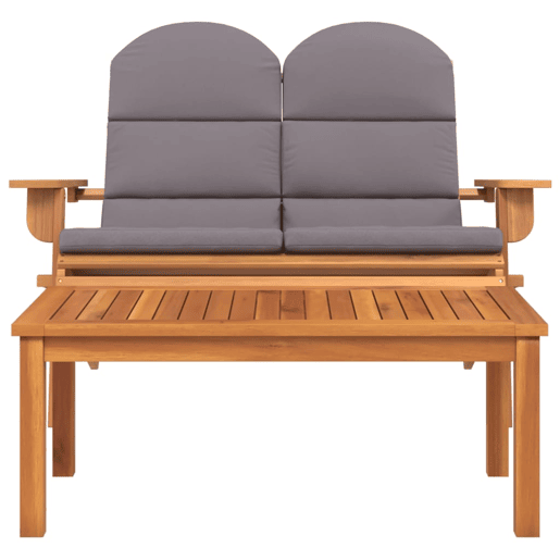 Conjunto de móveis de jardim móveis de exterior conjunto de móveis adirondack 2 peças madeira de acácia maciça 02_0014208 Conjunto de móveis de jardim móveis de exterior conjunto de móveis adirondack 2 peças madeira de acácia maciça 02_0014208