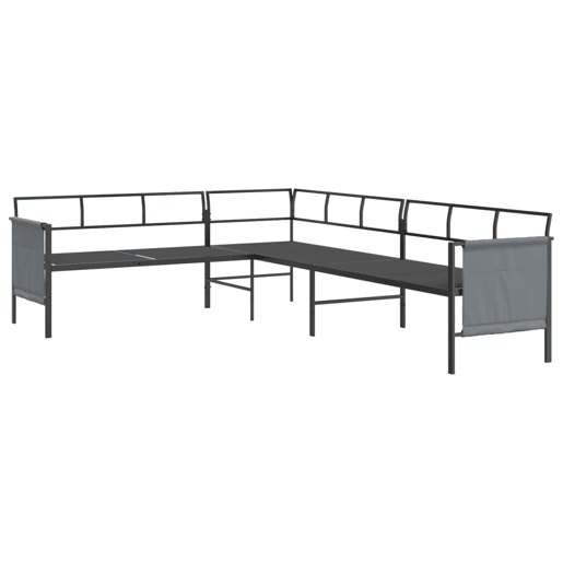 Móveis de jardim móveis de exterior conjunto de móveis 2 peças aço antracite 02_0015880 Móveis de jardim móveis de exterior conjunto de móveis 2 peças aço antracite 02_0015880