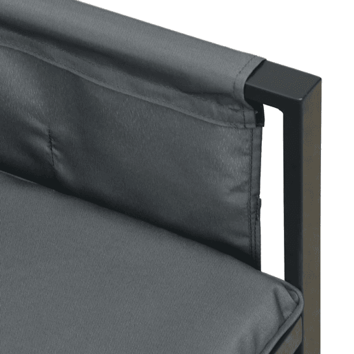 Móveis de jardim móveis de exterior conjunto de móveis 2 peças aço antracite 02_0015880 Móveis de jardim móveis de exterior conjunto de móveis 2 peças aço antracite 02_0015880