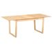 Beliani Mesa de comedor extensible CAMDEN Beliani Mesa de comedor extensible CAMDEN Marron Claro