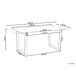 Beliani Mesa de comedor extensible CAMDEN Beliani Mesa de comedor extensible CAMDEN Marron Claro