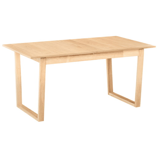 Mesa de jantar extensível CAMDEN Freixo claro 160200 cm 95 cm