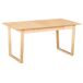 Beliani Mesa de comedor extensible CAMDEN Beliani Mesa de comedor extensible CAMDEN Marron Claro