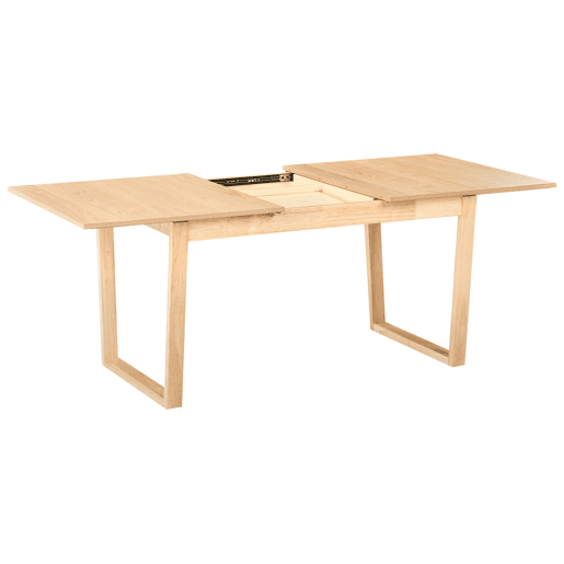 Mesa de jantar extensível CAMDEN Freixo claro 160200 cm 95 cm