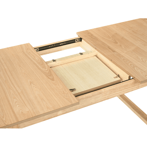 Mesa de jantar extensível CAMDEN Freixo claro 160200 cm 95 cm