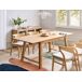 Beliani Mesa de comedor extensible BARNES Beliani Mesa de comedor extensible BARNES Marrón Claro