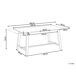 Beliani Mesa de comedor extensible BARNES Beliani Mesa de comedor extensible BARNES Marrón Claro