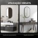 Espejo de Baño Vidrio, Aleación de Aluminio HOMCOM, hogar - baño Espejo de Baño Vidrio, Aleación de Aluminio HOMCOM, hogar - baño Negro