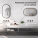 Espejo de Baño Vidrio, Aleación de Aluminio HOMCOM, hogar - baño Espejo de Baño Vidrio, Aleación de Aluminio HOMCOM, hogar - baño Negro