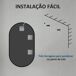 Espejo de Baño Vidrio, Aleación de Aluminio HOMCOM, hogar - baño Espejo de Baño Vidrio, Aleación de Aluminio HOMCOM, hogar - baño Negro