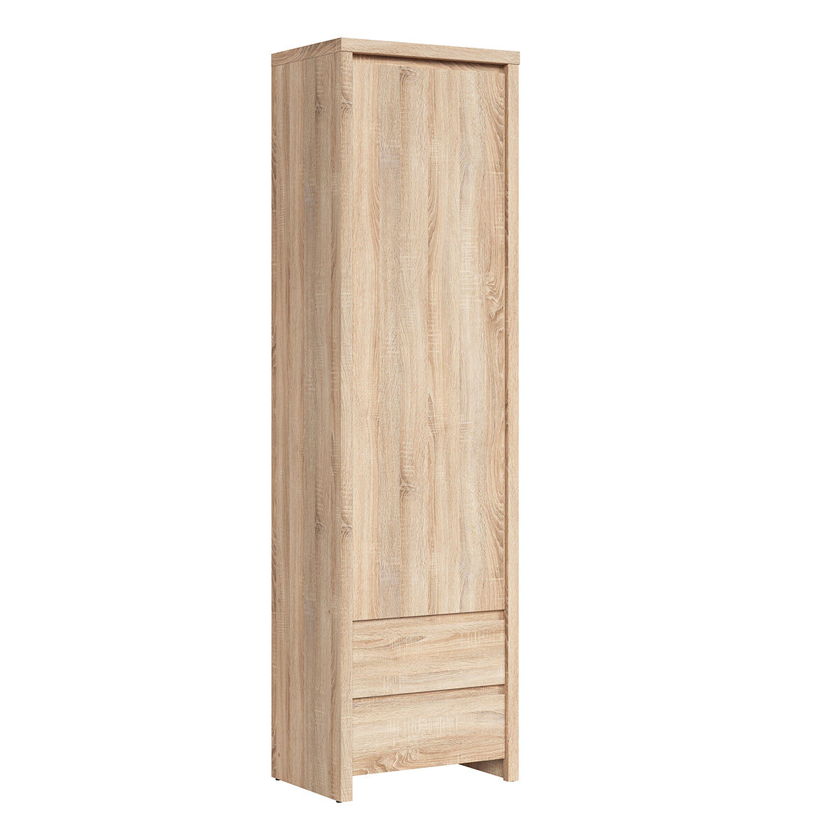 Armario columna 1 puerta 2 cajones Soren 56 Madera