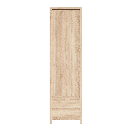 Roupeiro coluna 1 porta 2 gavetas Soren Madeira