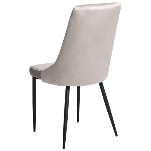 Conjunto de 2 cadeiras de jantar AVENIR Veludo Taupe