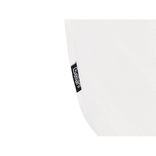Pufe IRVING Veludo Branco 43 cm 43 cm 37 cm