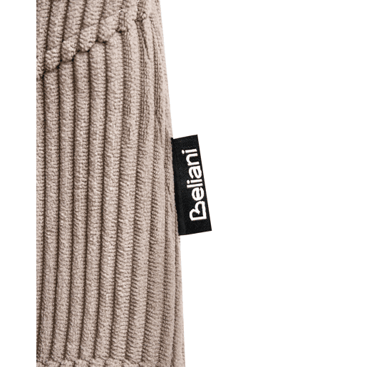 Conjunto de 2 cadeiras de jantar HILDEN Bombazine Taupe