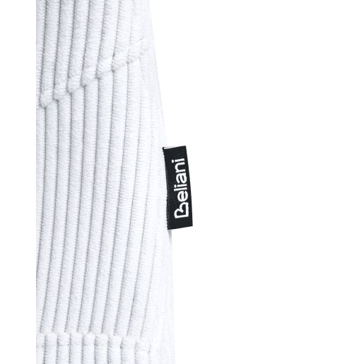 Conjunto de 2 cadeiras de jantar HILDEN Bombazine Branco