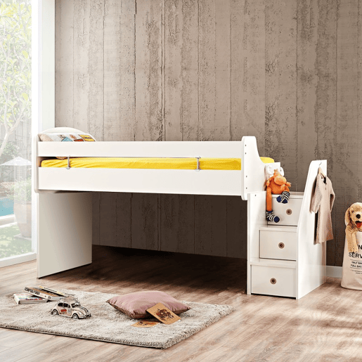 Cama Midi branca 90x200cm