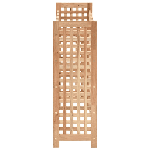vidaXL Garrafeira p 25 garrafas madeira de nogueira maciça 63x25x73cm vidaXL Garrafeira p 25 garrafas madeira de nogueira maciça 63x25x73cm