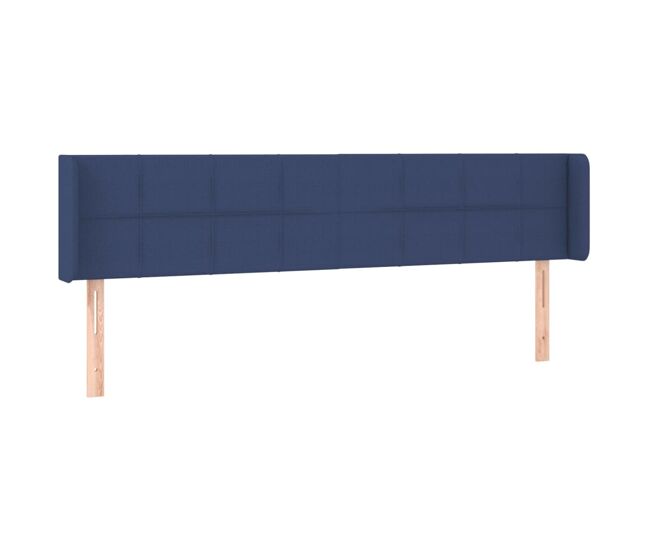 Vidaxl cabecero de tela azul 163x16x78/88 cm