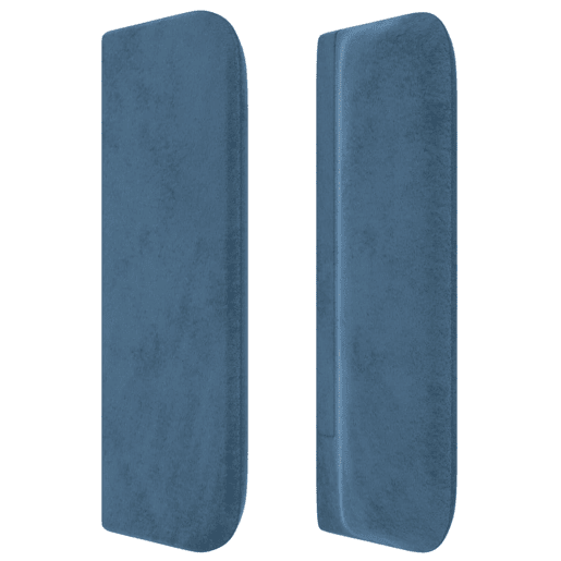 vidaXL Cabeceira de cama c abas veludo 93x16x7888 cm azul-escuro vidaXL Cabeceira de cama c abas veludo 93x16x7888 cm azul-escuro