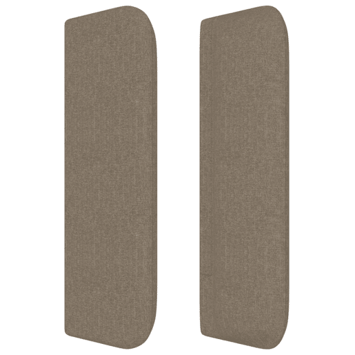 vidaXL Cabeceira cama abas tecido 147x16x7888 cm cinzento-acastanhado vidaXL Cabeceira cama abas tecido 147x16x7888 cm cinzento-acastanhado