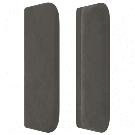 vidaXL Cabeceira de cama c abas veludo 103x16x7888cm cinzento-escuro vidaXL Cabeceira de cama c abas veludo 103x16x7888cm cinzento-escuro