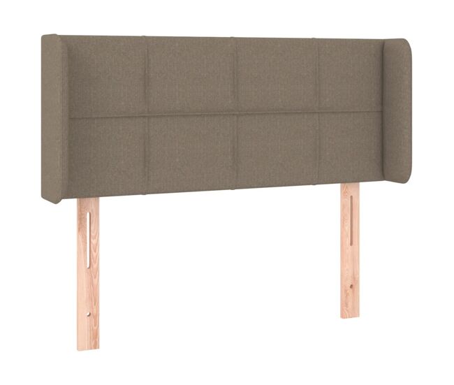 Vidaxl cabecero de tela gris taupe 93x16x78/88 cm