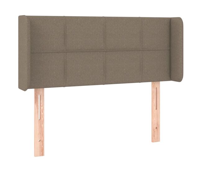 Vidaxl cabecero de tela gris taupe 103x16x78/88 cm