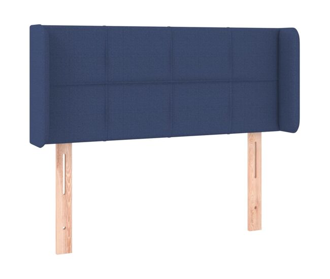 Vidaxl cabecero de tela azul 103x16x78/88 cm