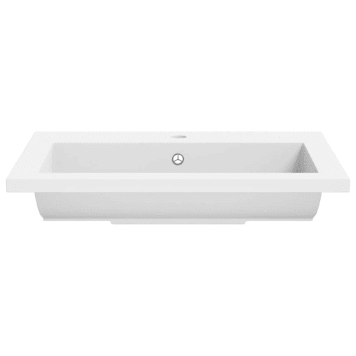vidaXL Lavatório de granito 600x450x120 mm branco vidaXL Lavatório de granito 600x450x120 mm branco
