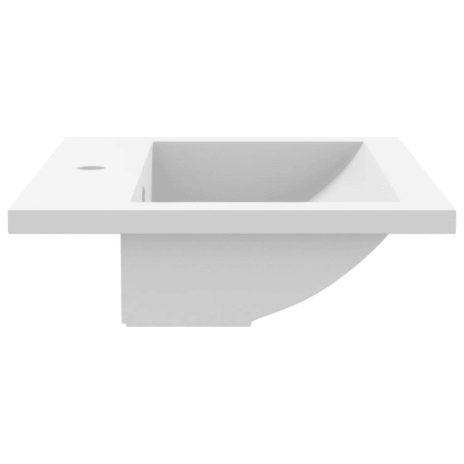 vidaXL Lavatório de granito 600x450x120 mm branco vidaXL Lavatório de granito 600x450x120 mm branco