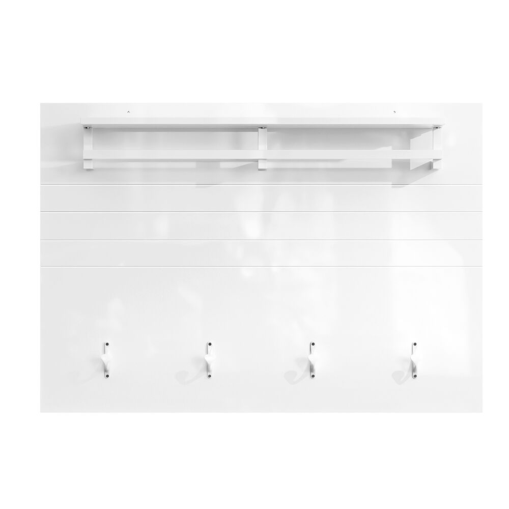 Perchero de Pared con 1 Barra Estante FHK36-W SoBuy ES