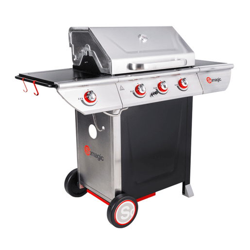 SOMAGIC - MANHATTAN 350GPI Barbecue a gás - 3 queimadores 10,5kW + placa de aquecimento