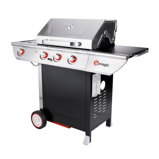 SOMAGIC - MANHATTAN 350GPI Barbecue a gás - 3 queimadores 10,5kW + placa de aquecimento